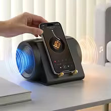 Retro Bluetooth Speaker with Phone Stand