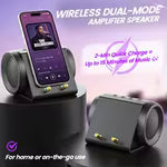 Retro Bluetooth Speaker with Phone Stand