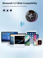 Waterproof Wireless Speaker with LED Lights