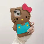 3D Hello Kitty Silicone Phone Case