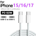 USB-C to USB-C Cable PD 60W