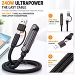 240W UltraPower 2-in-1 USB-C Cable