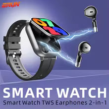 ZRUN Smart Watch TWS Earphones 2-in-1