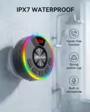 Waterproof Wireless Speaker with LED Lights