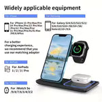 Foldable 3-in-1 Wireless Charger