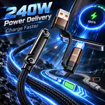240W UltraPower 2-in-1 USB-C Cable