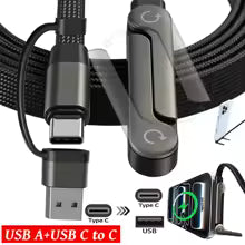 240W UltraPower 2-in-1 USB-C Cable