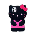 3D Hello Kitty Silicone Phone Case